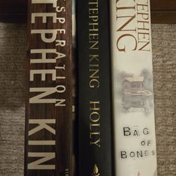 3 Stephen King Books