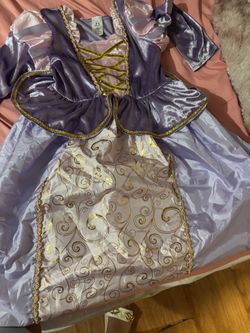 Girls Rapunzel Princess Costume Dress