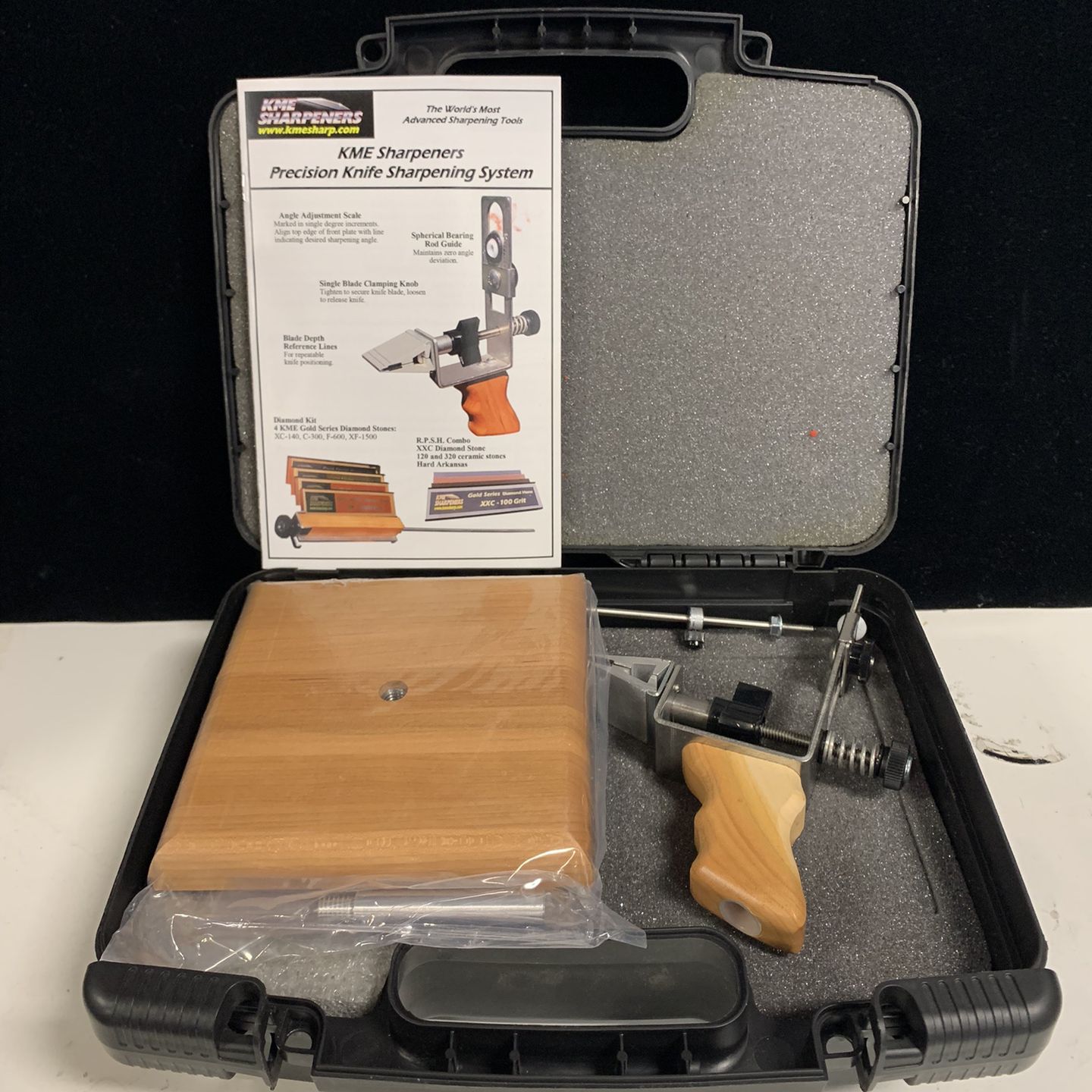 KME Precision Sharpening System Diamond Stone Kit for Sale in Phillips  Ranch, CA - OfferUp