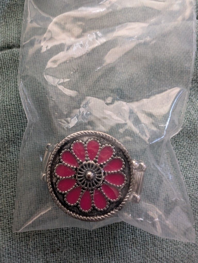 Pink Stretchy Ring 