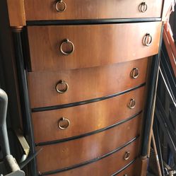 Very Tall Wood Dresser - Vintage