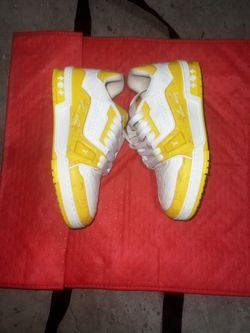 Louis Vuitton Trainers “ Yellow Monogram “