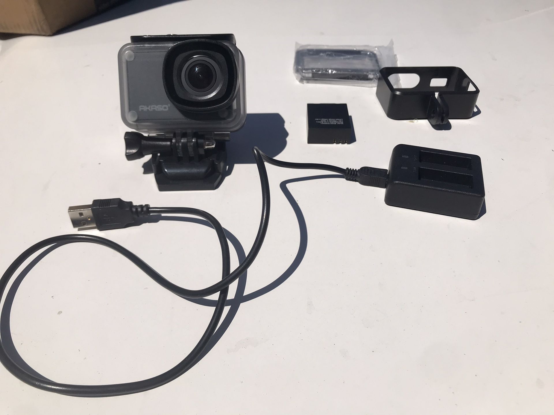 Akaso V50 Pro Action Video Camera w Accessories