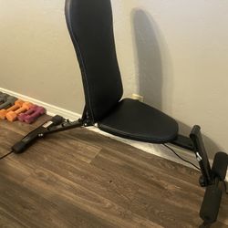 Adjustable Workout Bench With Weights 