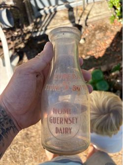 Milk bottle vintage