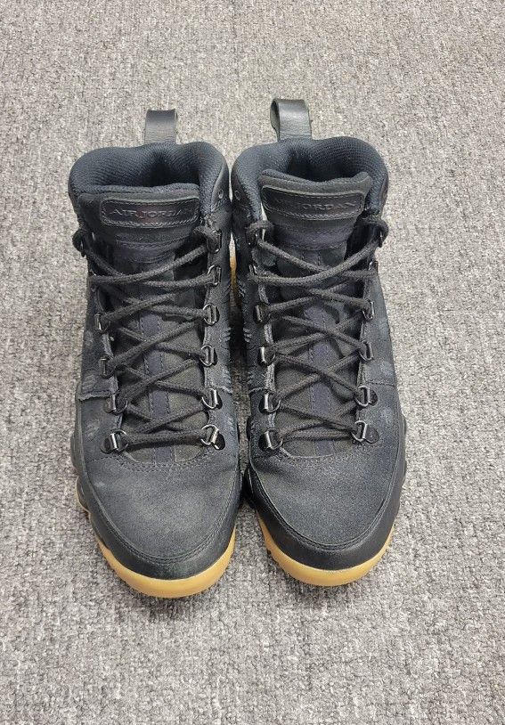 Nike Air Jordan 9 NRG Boot Black Gum Size 8