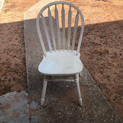 White Wood Chair $10.00
