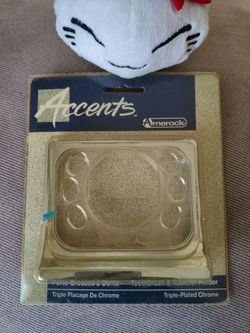 Amerock Accents Toothbrush & Tumbler Holder Brand New Sealed