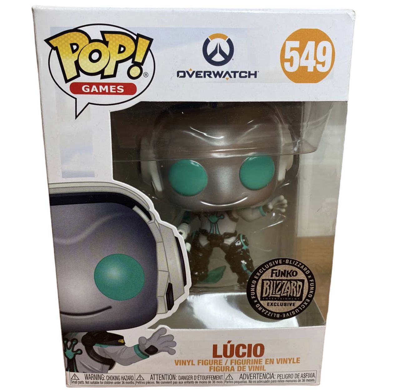 Funko Pop! Games Overwatch 549 Lucio Blizzard Con 2019 Exclusive
