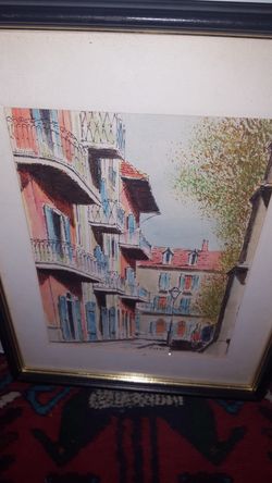 New Orleans water color