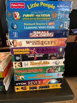 80 VHS tapes