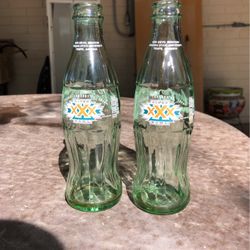 Memorabilia Empty Coke Bottles From Súper Boul January 28,1996