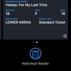 TODAY ONLY MOHEGAN SUN! 2 HASLEY MY LAST TRICK TICKETS! 