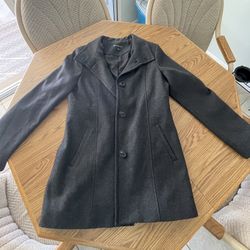 Dressy Coat- Gray. Size large