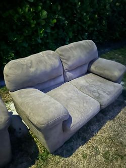 Free sofa and loveseat used