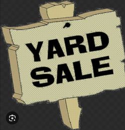 Yard sale on 5/9/26 from 7am-12pm