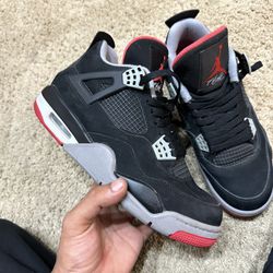 Jordan 4 Bred size 7 