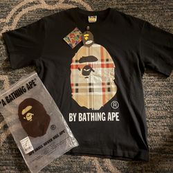 Bape x Burberry tee
