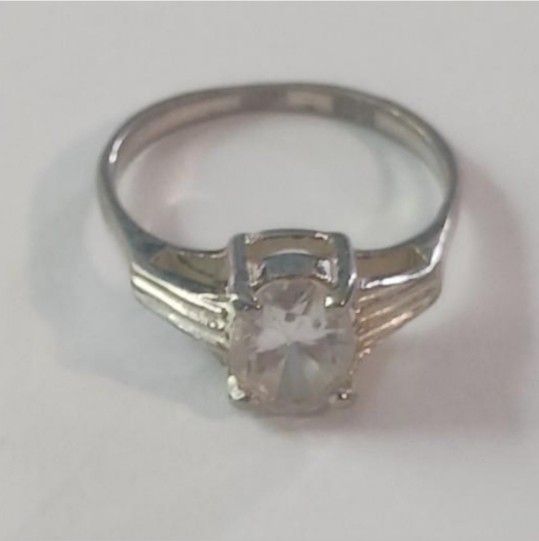 CZ Ring, HAN 925, Size 6 1/2