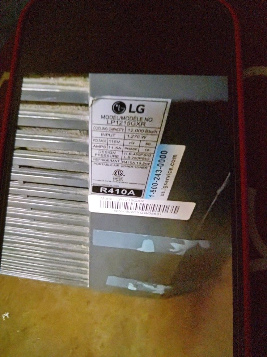 LG AIR CONDITIONER(Portable ) With Remote