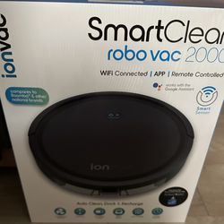  ICONIC SmartClean 2000 Robovac - WiFi Robotic Vacuum with App and Remote Control