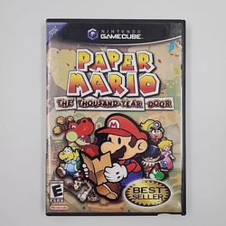 Paper Mario The Thousand-Year Door Nintendo Gamecube Complete CIB