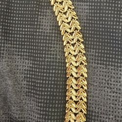 Pulsera, ¿gruesa nueva de oro laminado