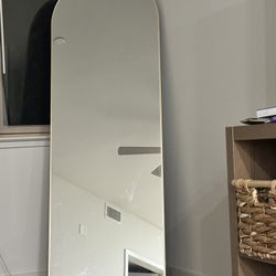 Full-Length Arched Gold Mirror