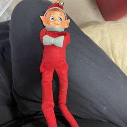 🎄 Vintage 1950s Elf Ornament – Made in Japan