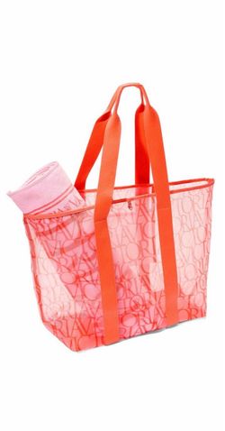 Victoria's Secret Mesh Tote Bag And Towel Set