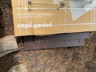 Vego raised planted beds for raised gardening (color: brown)