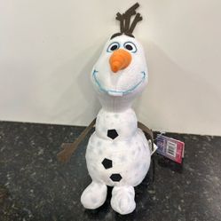 Disney Frozen II Olaf Plush Permafrost Snowman Doll . Size 9” 
