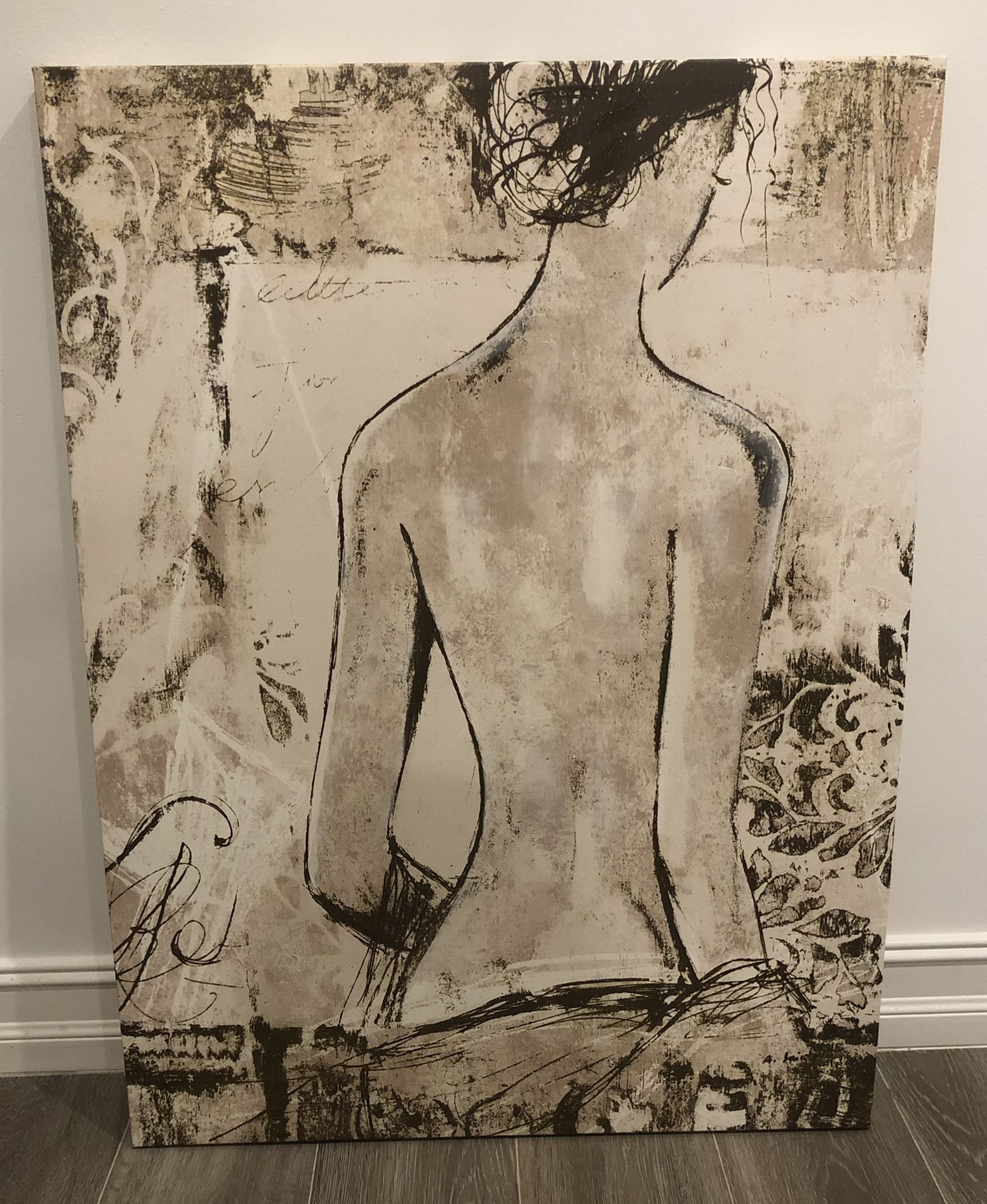 Canvas Wrapped Art - Woman’s Back