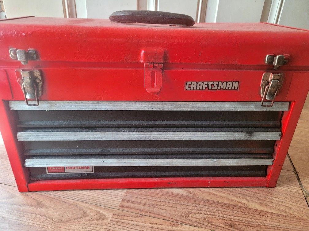 Craftsman 3 Drawer Tool Box 🧰