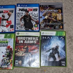 Xbox PlayStation PS3 PS4 Nintendo Wii games 