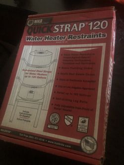 Water heater restrainer