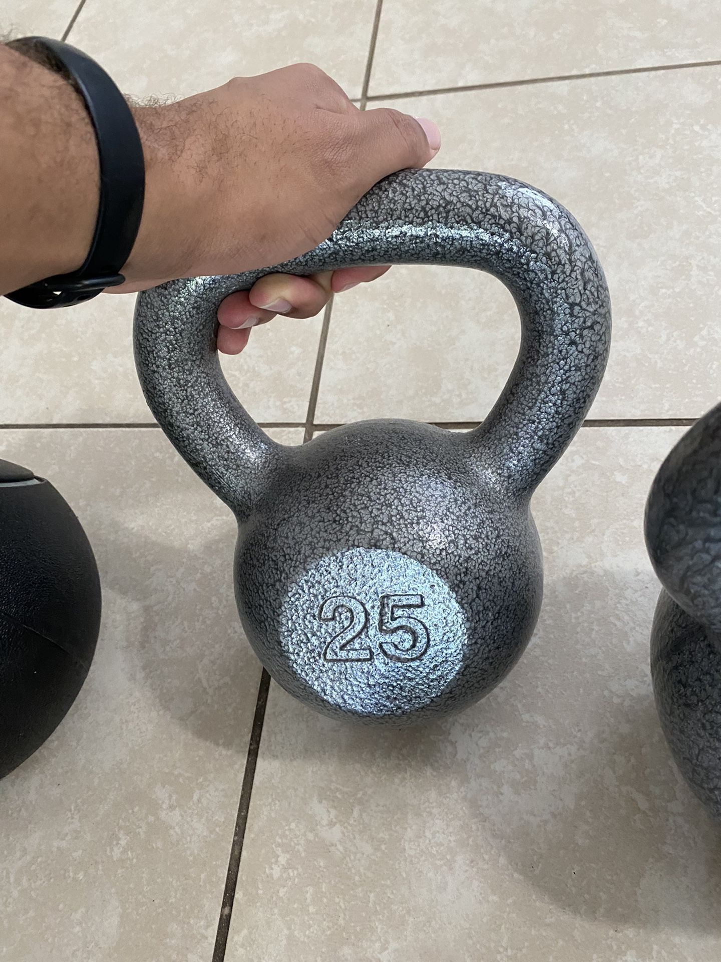 Kettlebell 25 Lbs Cast Iron