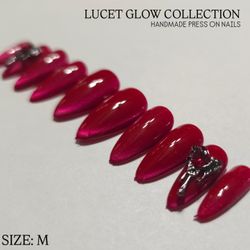 Handmade Press On Nails | Reusable Nail Sets | Lucet Glow