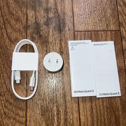 Meta Quest 3 Or 3s Authentic Charger Compatible With Iphone Too