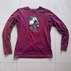 Nike The Right Choice Santa Boots Christmas Long Sleeve T-Shirt Red Men’s S