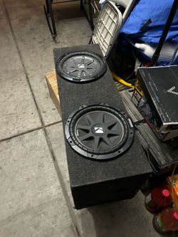 2 10” Subwoofers And Amp