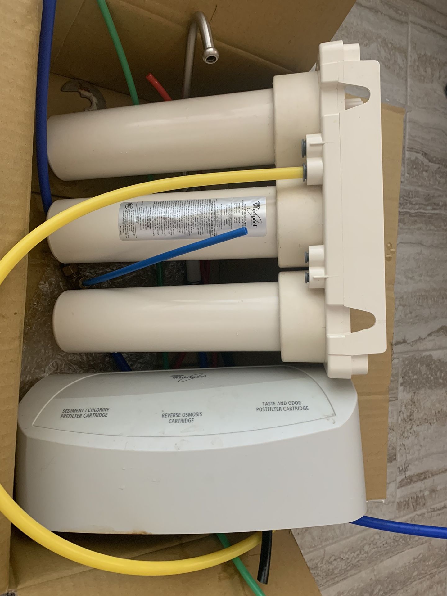 Whirlpool Reverse Osmosis WHER12 Filter System