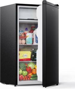 Upstreman 3.2 Cu.Ft Mini Fridge with Freezer