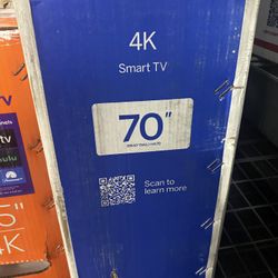70 “ Vizio 4K Smart Tv  $325.00!