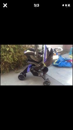 Eddie Bauer jogging stroller/car seat