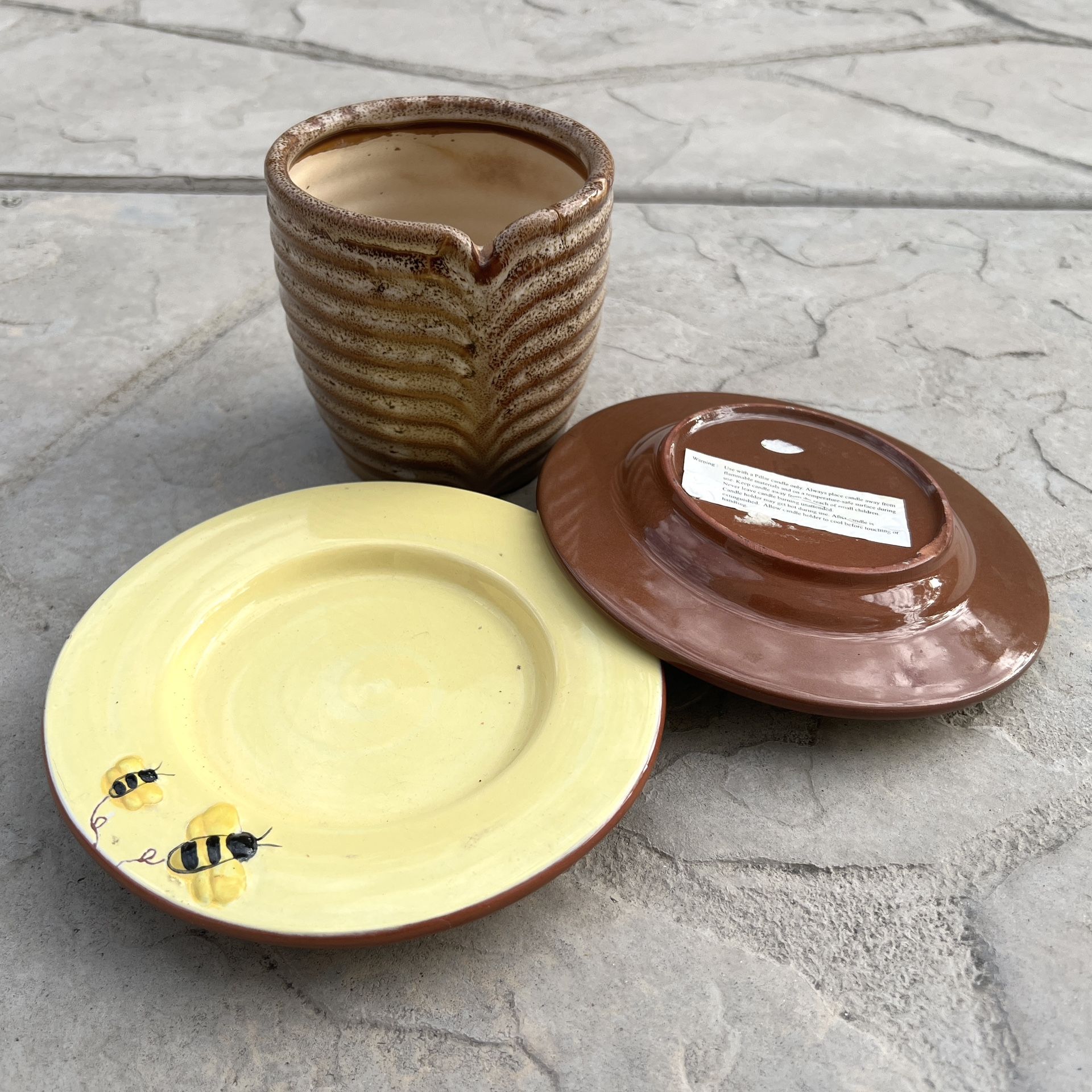 Ceramic Pot and Plates