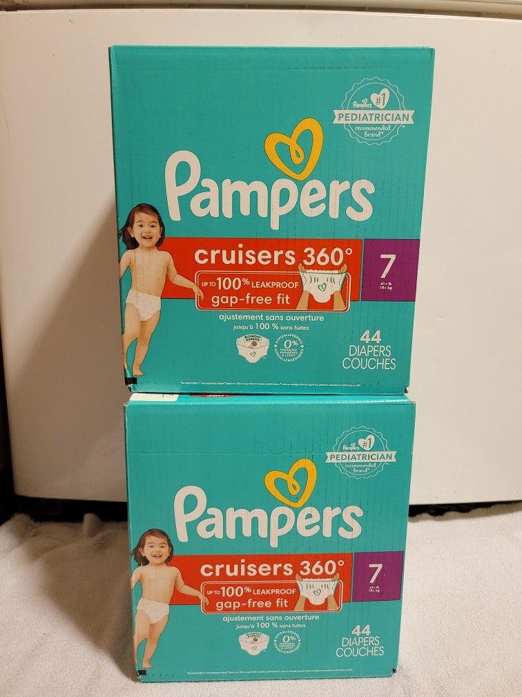 Pampers Cruisers Size7 Pull On Diapers 40$