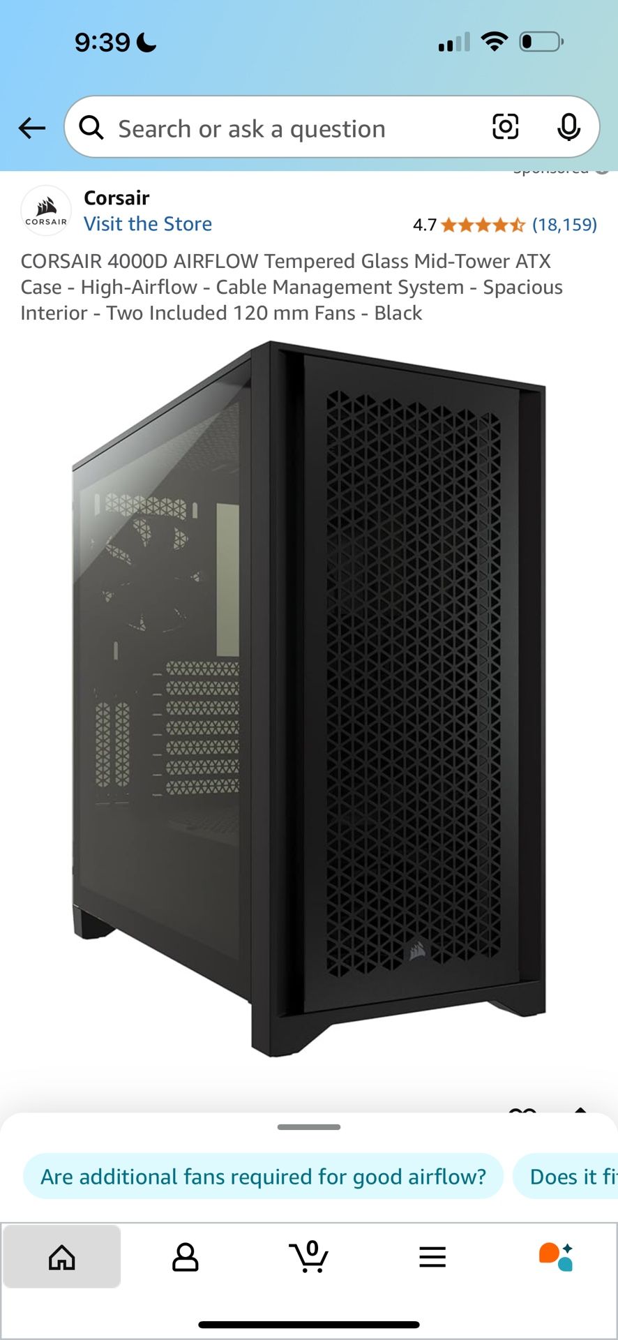 Key Features: ✅ High-Airflow Design – Optimized steel front panel for maximum cooling efficiency ✅ Tempered Glass Side Panel – Showcase your build wi