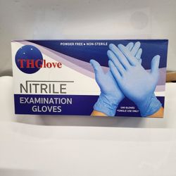 Nitrile Gloves Blue MEDIUM