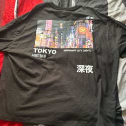 Black Tokyo Graphic T-Shirt
